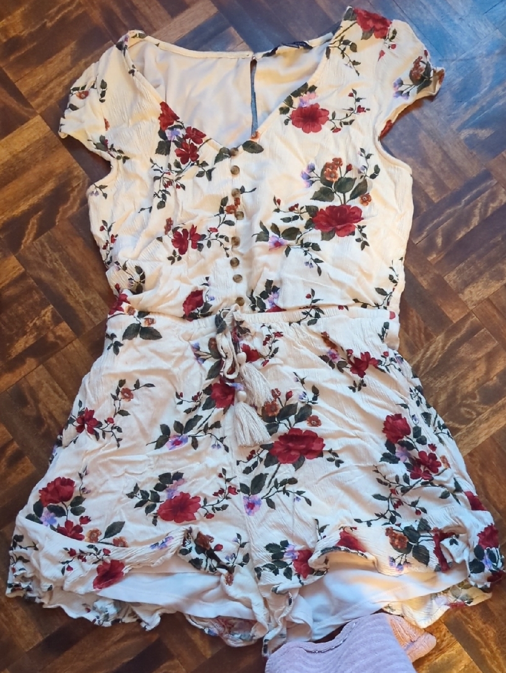 Floral Short Romper - American Eagle